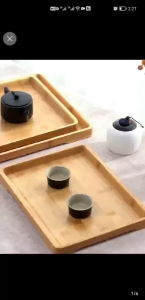 【COD】1pc Japanese Style Mulit-purpose Tea Tray Wooden Breakfast Serving Trays/Craft Plain Wood