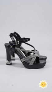 Sandal cao gót nữ đính đá (35-39)
