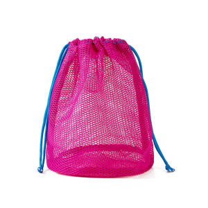 1pcs Nylon Mesh Drawstring Storage Pouch Bag Multi Purpose Travel & Outdoor Activity Pouch For Digital Products Makeup Bag