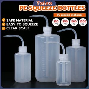 Plastic Blow Washing Bottle Diffuser PE Plastic Squeeze Bottles Wash Eyelash Cleaning Elbow Bottle