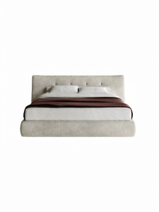 Modern Minimalist Elegant Retro French Cream Style Double Bed