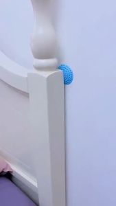 Karet pengaman pintu bulat silikon penahan pintu door stopper pengaman ujung meja lemari B17
