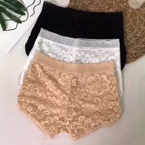 Women Good Quality Lace Inner Safety Pant Inner Short Pant high waist underwear现货蕾丝安全裤防走光高腰短裤