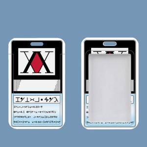 Full-Time Hunter Card Holder School ID Campus Work Badge Transit Metro Bus Card Sleeve Student Meal Card Organizer