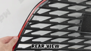 Toyota Vios AC100 (2023-2025) Front Grill Honeycomb Mesh-Design Sarong Sarung Depan Exterior Decoration Car Accesssories 2023 2024 2025