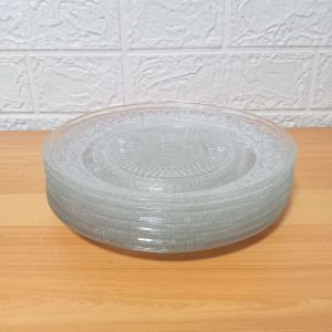 CRYSTAL GLASS PLATE SIZE 8 INCHES PLATE / DESSERT PLATE / SAUCER