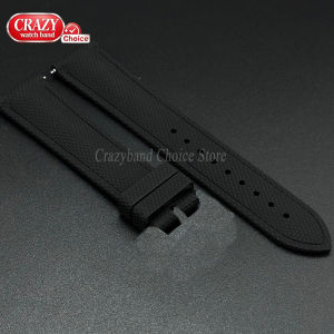 20/21/22mm FKM Rubber Watch Strap for Omega for Rolex for Seiko for Casio Quick Release New Fluorine Diving Women Men Band Black