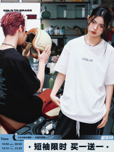 Áo Thun Nam Tay Ngắn Dáng Rộng in Chữ Phong Cách Hip Hop Mùa Hè Thường Ngày Cotton 100% in Hình Chữ Cái Sáng Tạo