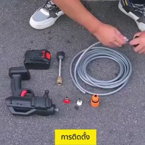 ปืนฉีดน้ำไฟฟ้า เครื่องฉีดน้ำ ปืนฉีดน้ำแรงดันสูง ปืนฉีดนำแรงสูง เครื่องล้างรถ 9999VF ปืนฉีดน้ำไร้สายเครื่องล้างรถ ปืนฉีดน้ำแรงดั