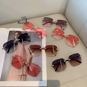 Kacamata Wanita Bingkai Besar Gaya Oversize Fashion Wanita Kece Model Terbaru KC4