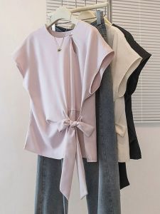 Short Sleeve Peplum Shirt with Lace Summer Plus Size Women