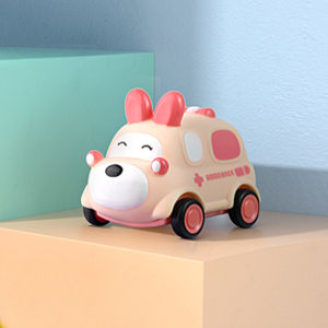 QAT | Durable Soft Rubber Inertial Car Toy Biteable