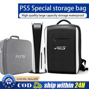 【Local Delivery】 New Design for PS5 Bag Game Console Backpack for Sony Playstation 5 Console Travel Bag Host Back Pack Portable Satchel HSQ-PS5