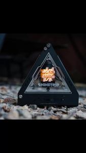 ShineTrip | 2028Mosquito Coil Holder Triangle Light Box ShineTrip Series Outdoor Mosquito Coil Holder Acrylic Light Stand for Camping Hiking