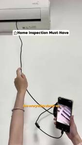 1920x1440P Industrial Endoscope Type C USB Borescope Camera Flexible Auto Repair Pipeline Inspection Camera for IOS/PC/ Android