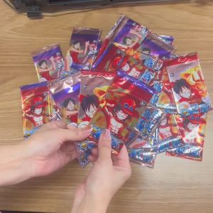 one piece booster pack อะนิเมะ luffy zoro nami chopper การ์ดกล่อง TCG เกมเล่น 180 ชิ้น/กล่อง