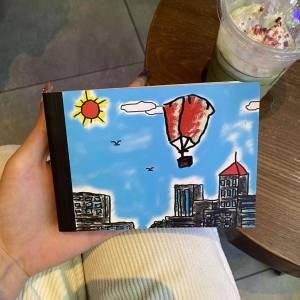 Romantic Proposal Book Lantern with Hidden Ring
