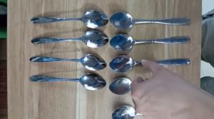Muỗng ( Thìa ) inox 304 nhọn cán trơn dày sáng bóng cao cấp