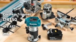 Ready Stock | Original Makita DRT50ZJX9 / DRT50Z 18V Cordless Trimmer Router 6 mm (1/4") 8 mm (3/8") | 1 Battery + Charger (1 Year Warranty | Fast Shipping 🚛 )