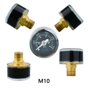 Hpa Scuba 5000psi M10 * 1 đồng hồ đo áp suất Mini manometro regulador Cricket Cung cấp van lặn hồ cá trạm mềm phụ kiện