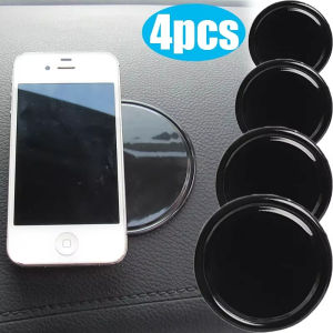 4PCS Car Dashboard Anti-Slip Pad Ornaments Fixed Sticky Pads Auto Adhesive Non-slip Sticky Pad Car Interior Accessories