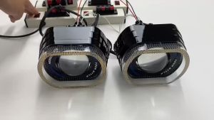 ฝาครอบ 3 นิ้ว 5D พร้อมไฟ Daytime Running Light และไฟเลี้ยวแบบ O