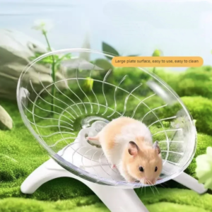 1PC Silent Flying Saucer Exercise Wheel for Small Pets - Hamsters Mice Hedgehogs Ideal Running Wheel for Your Little Critters