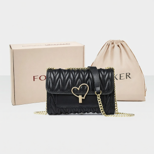 FOXER | Ladys Genuine Leather Chain Shoulder Bag
