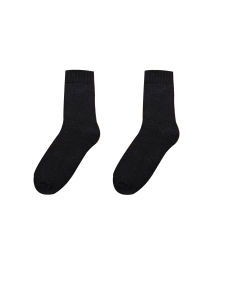 5pairs Womens Wool Thick Socks for Autumn and Winter Warmth Long Tube Socks with Thick Velvet and Elderly Foot Warmers