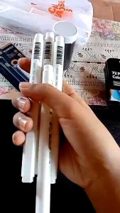 1PC White Marker White Permanent Marker Office School Supplies Stationary Suitable for Many Surfaces