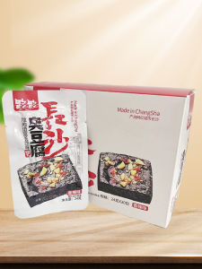 Classic Spicy Garlic Flavor Hunan Specialty Snack Chaoshang Stinky Tofu Delicious Mouthwatering Box of 30 Packs