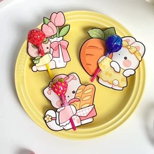 SK-A93 Kartu Ucapan Permen Lolipop Motif Kartun Lucu Greeting Card Lollipop / Gift Card Birthday