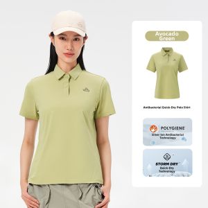 PELLIOT | Antibacterial Quick-Dry Short Sleeve Polo Shirt