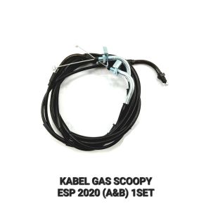 Kabel Gas Scoopy eSP 2020 Set (Atas - Bawah) - Cable Cabel Tali Kawat Seling Throttle Iner Gas Honda Scoopy Fi eSP 2017-2020 K93