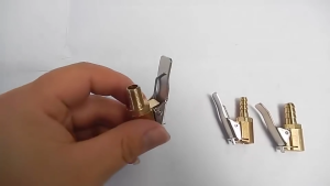 1Pc 6Mm 8Mm 12Mm Auto Air Pump Chuck Clip Truck Tyre Tire Inflator Valve Connector Car Open Brass