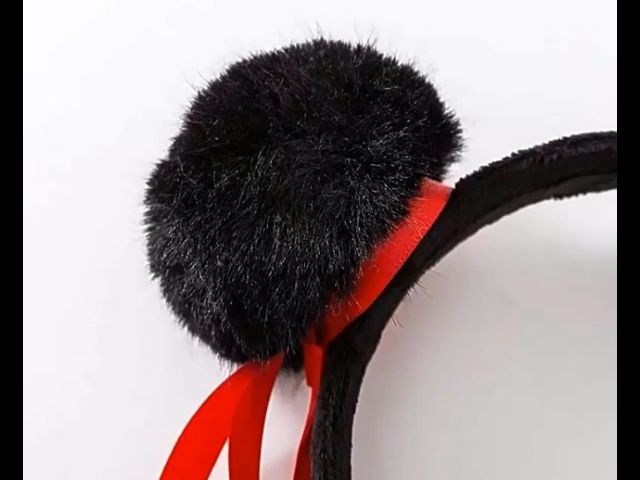 Ne Zha Headband Red Ribbon Solid Hairwear Cartoon Character Cosplay Hair Accessory