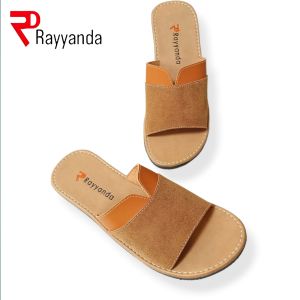Sandal Wanita Kekinian Sandal Slop Wanita Flat Sol Kret Anti Slip Evelin Sandal Rayyanda