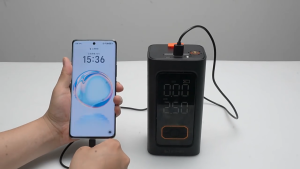 AI Smart Car Jump Starter heavy duty 4-in-1Inflator pump for tire Tire inflator Car Air compressor Powerbank for car Universal Compatibility Digital display Portable Tire Tyre Inflator