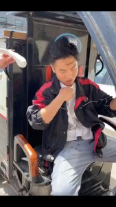 พัดลมคล้องคอ ปรับลมได้ 3 ระดับ พัดลมพกพาไม่ต้องถือ 4000mAh พัดลมระบายความร้อน ชาร์จUSB  ใช้งานได้ทุกสถานะการณ์