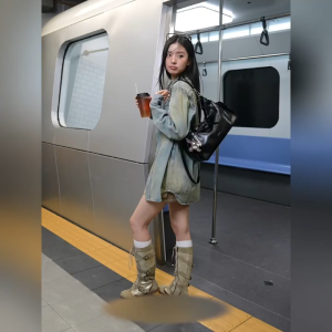 Onetime Ballet Rabbit Hobo Bag กระเป๋าโท้ทความจุขนาดใหญ่กระเป๋าสะพายหนังกระเป๋าซิป