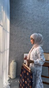 Baju Pasangan Muda Kemeja Batik Motif Songket Kebaya Lamaran Kondangan Couple Sera Series