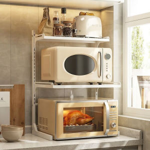 Durable Adjustable Double Layer Kitchen Shelving