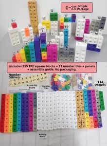 Interlocking Cubes Numberblocks Animation Block Set
