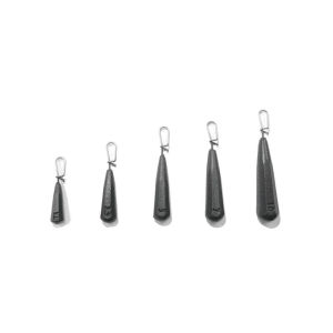 Water Drop Shape Long Line Lead Weights for Lure Fishing