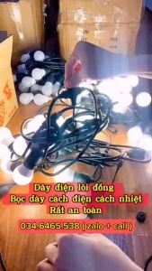 ( Bảo Hành 1 Năm )Dây Đèn 5M 10 bóng  10M 20 bóng  Bóng led 3W  Bóng led 5W  Chống Nước Trang Trí Ngoài Trời  Dùng Cho Nhà Hàng Sân Vườn