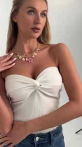 Ingemark | Ingemark Exquisite Starfish Shell Pink Flower Pendant Choker Necklaces Women Summer Beach Adjustable Chain Party Jewelry Gifts