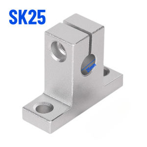 2/4/8PCS Sk8/10/12/16/20/25/30mm Aluminum Alloy Linear Bearing Rail Shaft Support for Xyz Table Cnc Router 3D Printer Parts