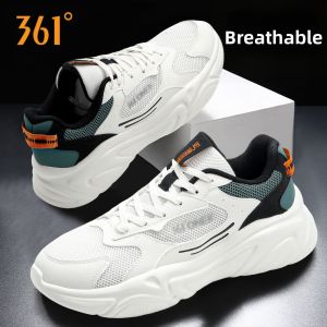 361° | Summer Breathable Chunky Sole White Mesh Dad Shoes