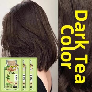 QIAOCHONG | Plant-based Fruit Dye Hair Dye Black Tea Color Non-Sticky Scalp Hair Color