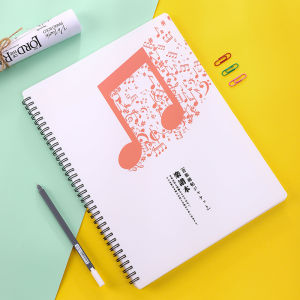 Transparent A4 Music Score Clip Office Supplies Student Data Folder Black Loose Leaf Cute Violin Guitar Drum Score Clip Band